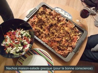 Nachos maison-salade grecque (pour la bonne conscience) 