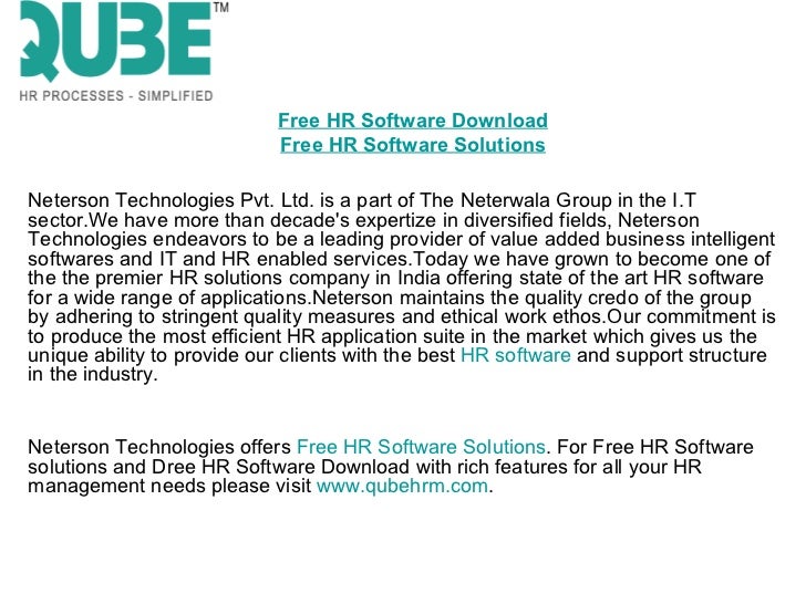 Payroll Software free. download full Version