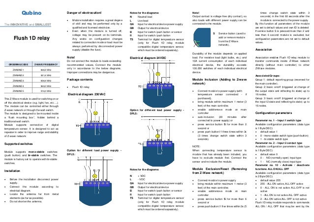Qubino flush dimmer manual Qubino flush dimmer manual