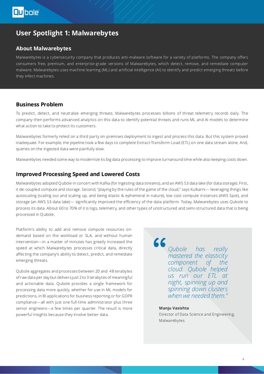 Qubole on AWS White paper