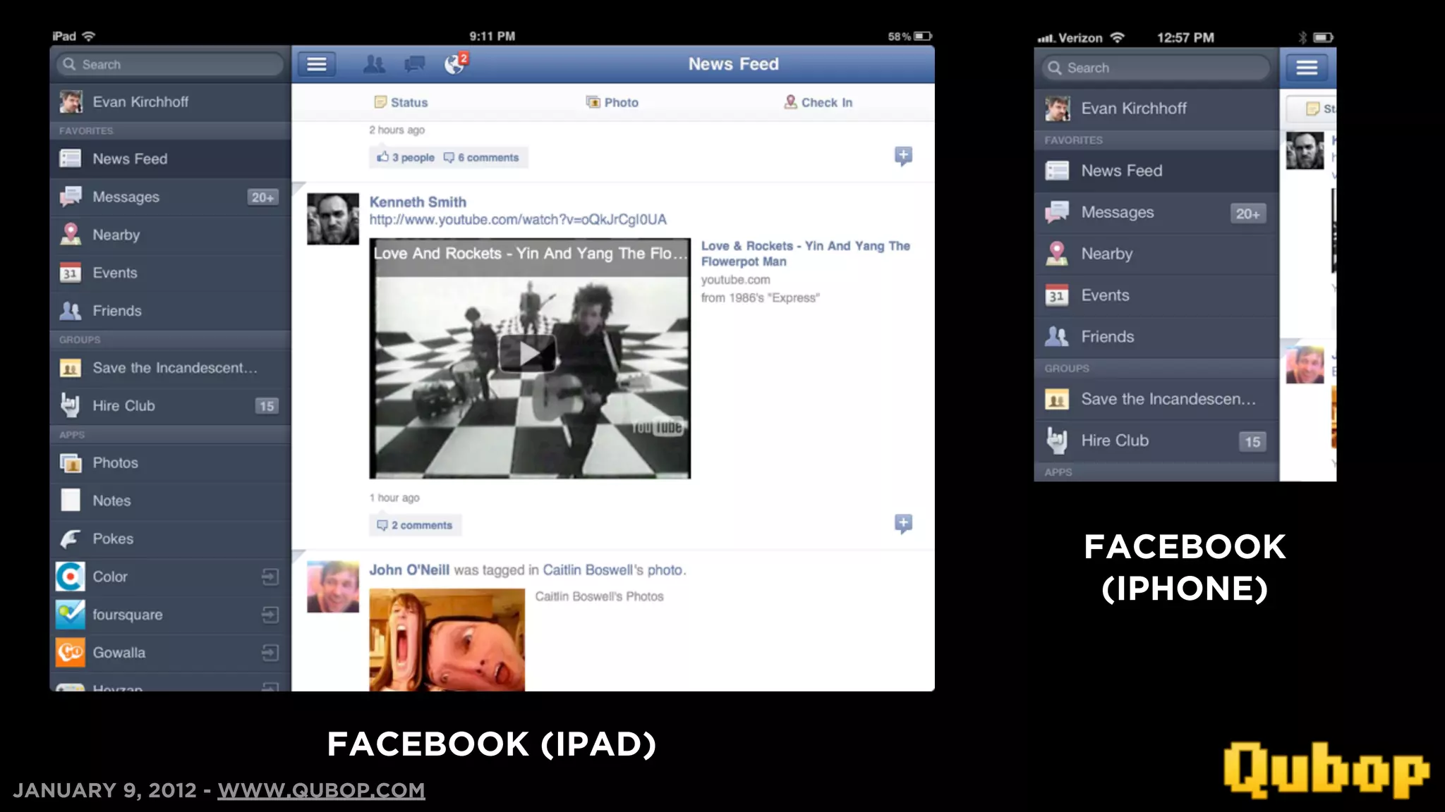 FACEBOOK
                                          (IPHONE)



                       FACEBOOK (IPAD)
JANUARY 9, 2012 - WWW.QUBOP.COM
 