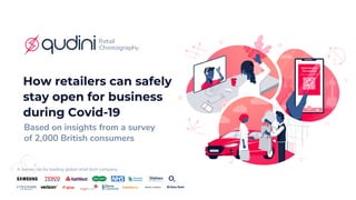 How retailers can safely
stay open for business
during Covid-19
A survey ran by leading global retail tech company.
Based on insights from a survey
of 2,000 British consumers
 