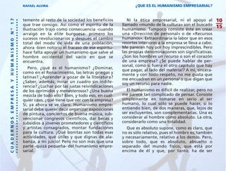 Que es el Humanismo empresarial