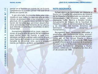 Que es el Humanismo empresarial