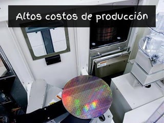Altos costos de producción
 