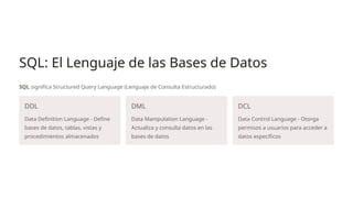 Que es MySQL y para que sirve comando de consulta e intalaciuon | PPTX