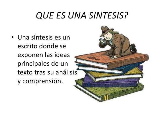 Resultado de imagen para sintesis