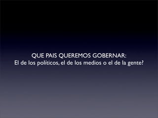 Qué Titular Queremos?