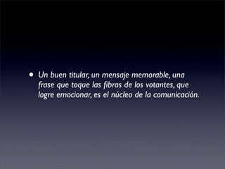 Qué Titular Queremos?