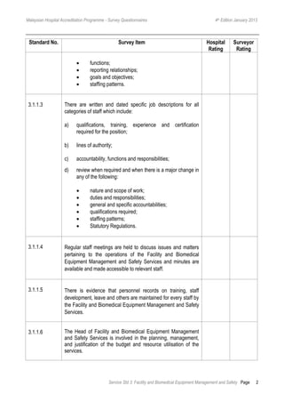 Msq Test Example MSQH 4th Edition: Standard 3- Facility and Biomedical Equipment ...