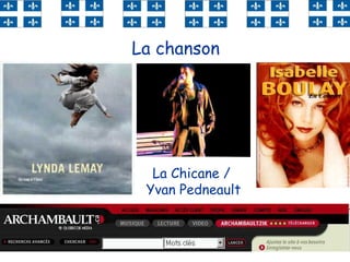 55
La chanson
La Chicane /
Yvan Pedneault
 