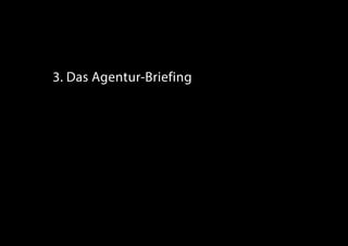 3. Das Agentur-Briefing
 