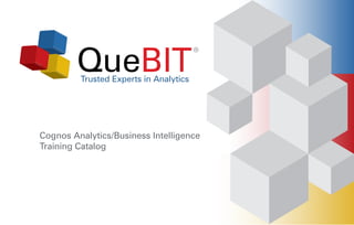 Cognos Analytics/Business Intelligence
Training Catalog
Trusted Experts in Analytics
 