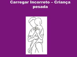 Carregar Incorreto – Criança
pesada
 