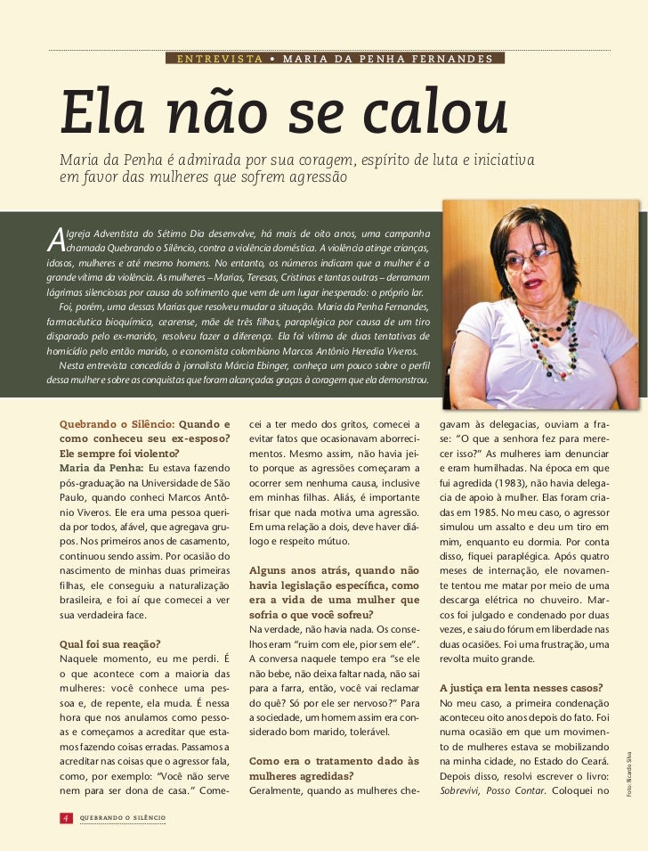 Revista Quebrando silencio2011