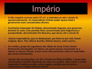 REPÚBLICA - IRMÃOS GRACO (questão agrária)Queriam reforma agrária e mexeram com o interesse da classe dominante. Ambos foram assasinadosCRISE DA REPÚBLICAMostrava-se inadequada para administrar o sistema imperial