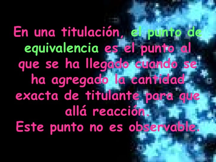 Que Diferencia Hay Entre Punto De Equivalencia