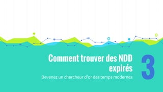 Comment trouver des NDD
expirés
Devenez un chercheur d’or des temps modernes 3
 