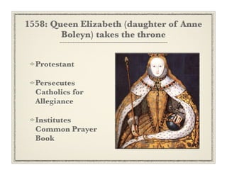 Queen Elizabeth Keynote Presentation--ENGL 323