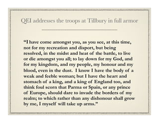 Queen Elizabeth Keynote Presentation--ENGL 323