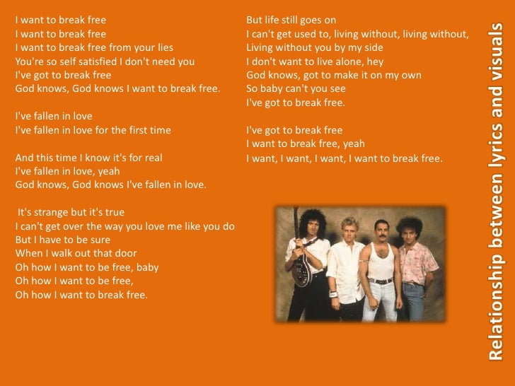 photo I Wanna Break Free Queen Lyrics queen i want to break free