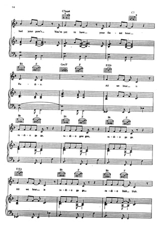 Queen sheet music hits song book