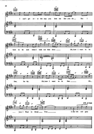 Queen sheet music hits song book