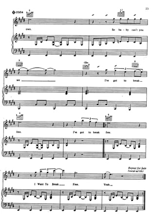 Queen sheet music hits song book