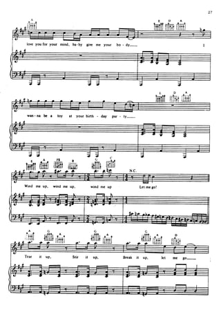 Queen sheet music hits song book