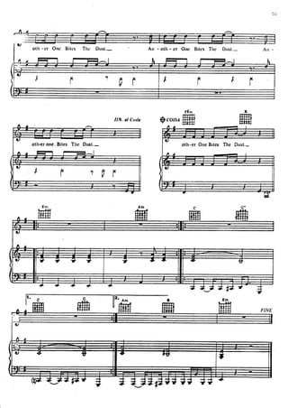 Queen sheet music hits song book