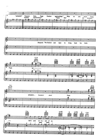 Queen sheet music hits song book