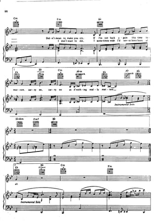 Queen sheet music hits song book