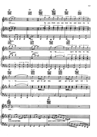 Queen sheet music hits song book