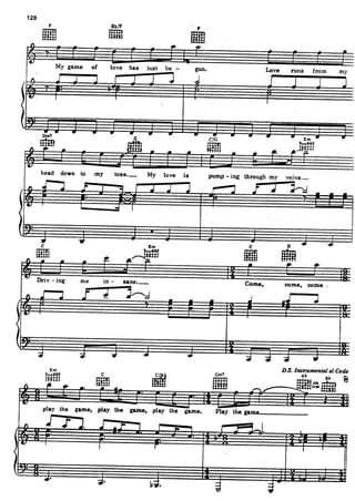 Queen sheet music hits song book