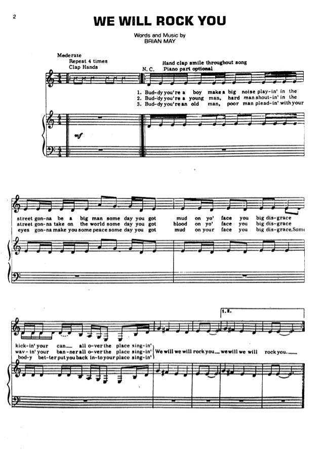Queen Sheet Music Hits Song Book Pvg76 Queen Sheet Music Hits Song Book Pvg76