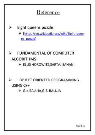 N Queens problem | PDF