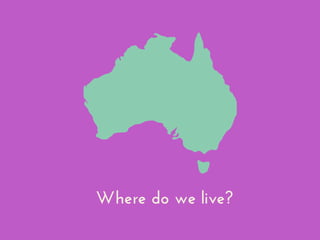 Where do we live?
 