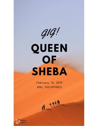 Queen of Sheba - Quest for Widsom by Korina Mercado