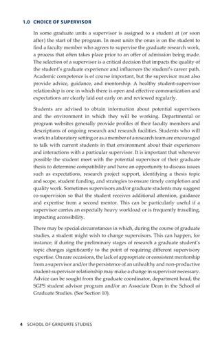 Queens university-graduate supervision handbook | PDF