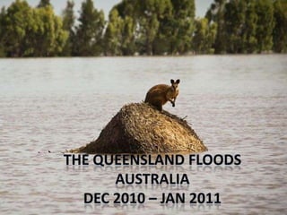 The queensland floods Australia Dec 2010 – jan 2011 
