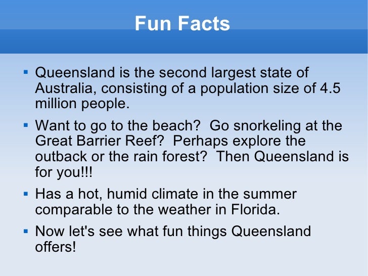 Queensland powerpoint