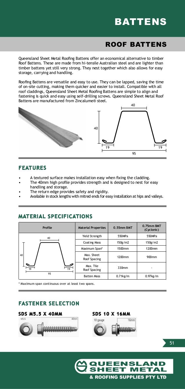 Queensland Sheet Metal & Roofing Supplies Product Guide