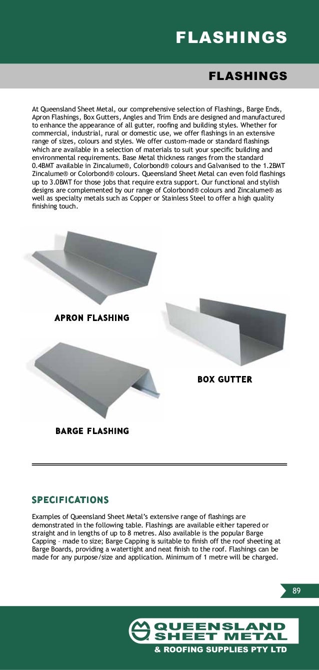 Queensland Sheet Metal & Roofing Supplies Product Guide