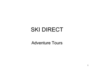 SKI DIRECT Adventure Tours 
