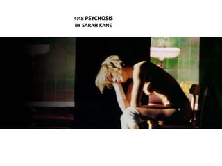 Queer aesthetics images
4:48 PSYCHOSIS
BY SARAH KANE
 