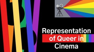 Representation
of Queer in
Cinema
 