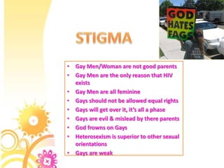 Gay ParentingLike families headed by heterosexual parents, lesbian and gay parents and their children are a diverse group. Unlike heterosexual parents and their children, however, lesbian and gay parents and their children are often subject to prejudice because of their sexual orientation that can turn judges, legislators, professionals, and the public against them, sometimes resulting in negative outcomes, such as loss of physical custody, restrictions on visitation, and prohibitions against adoption. Negative attitudes about lesbian and gay parenting may be held in the population at large as well as by psychologists. As with beliefs about other socially stigmatized groups, the beliefs held generally in society about lesbians and gay men are often not based in personal experience, but are frequently culturally transmitted. The purpose of this summary of research findings on lesbian and gay parents and their children is to evaluate widespread beliefs in the light of empirical data and in this way ameliorate negative effects of unwarranted prejudice.