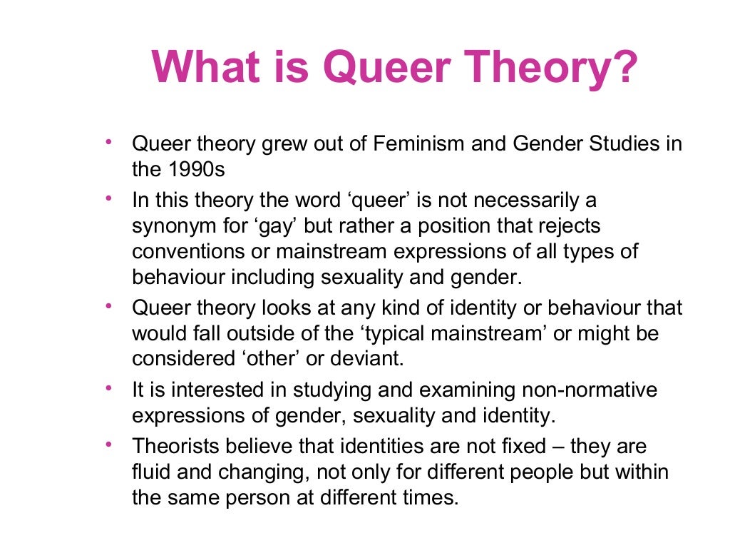 case study queer theory
