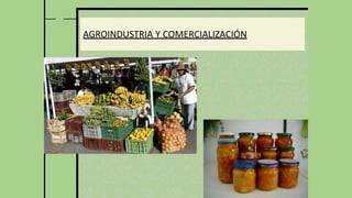 38
AGROINDUSTRIA Y COMERCIALIZACIÓN
 