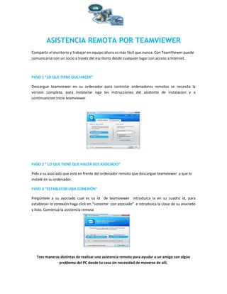 Queesasistenciaremota 110828185410-phpapp01